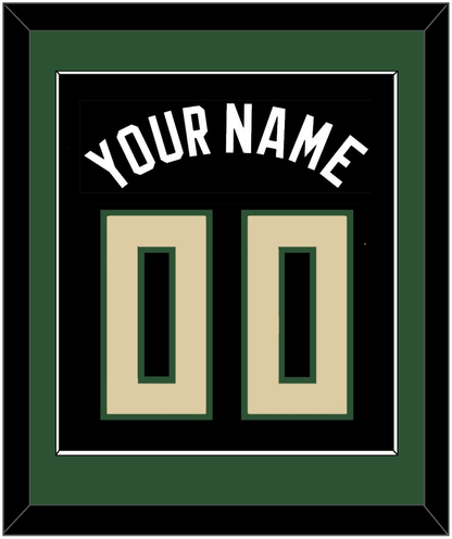 Milwaukee Name & Number - Black Statement - Essential Tier 2