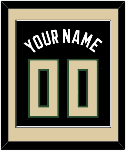 Milwaukee Name & Number - Black Statement - Essential Tier 3