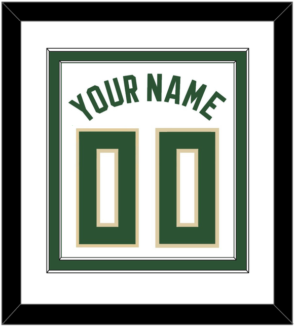 Milwaukee Name & Number - White Association - Double Mat 1