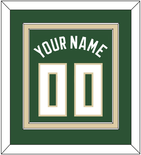 Milwaukee Name & Number - Green Icon - Signature Tier 2