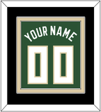 Milwaukee Name & Number - Green Icon - Double Mat 3