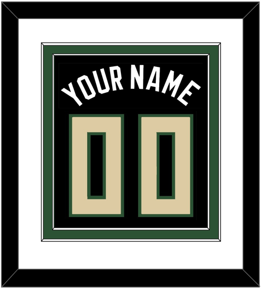 Milwaukee Name & Number - Black Statement - Signature Tier 1