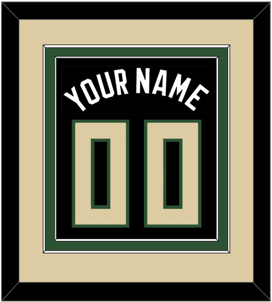 Milwaukee Name & Number - Black Statement - Signature Tier 2