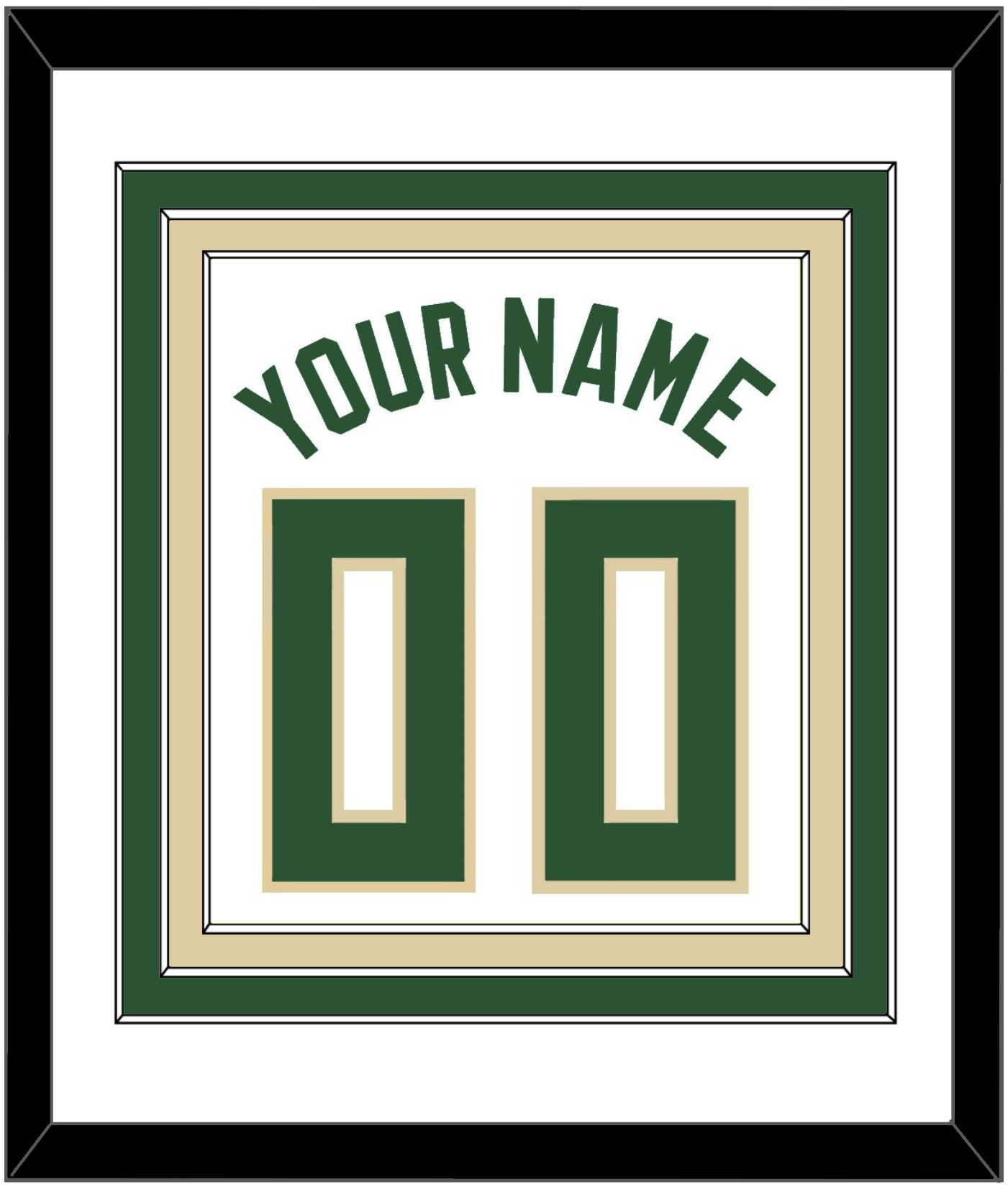 Milwaukee Name & Number - White Association - Premier Tier 1