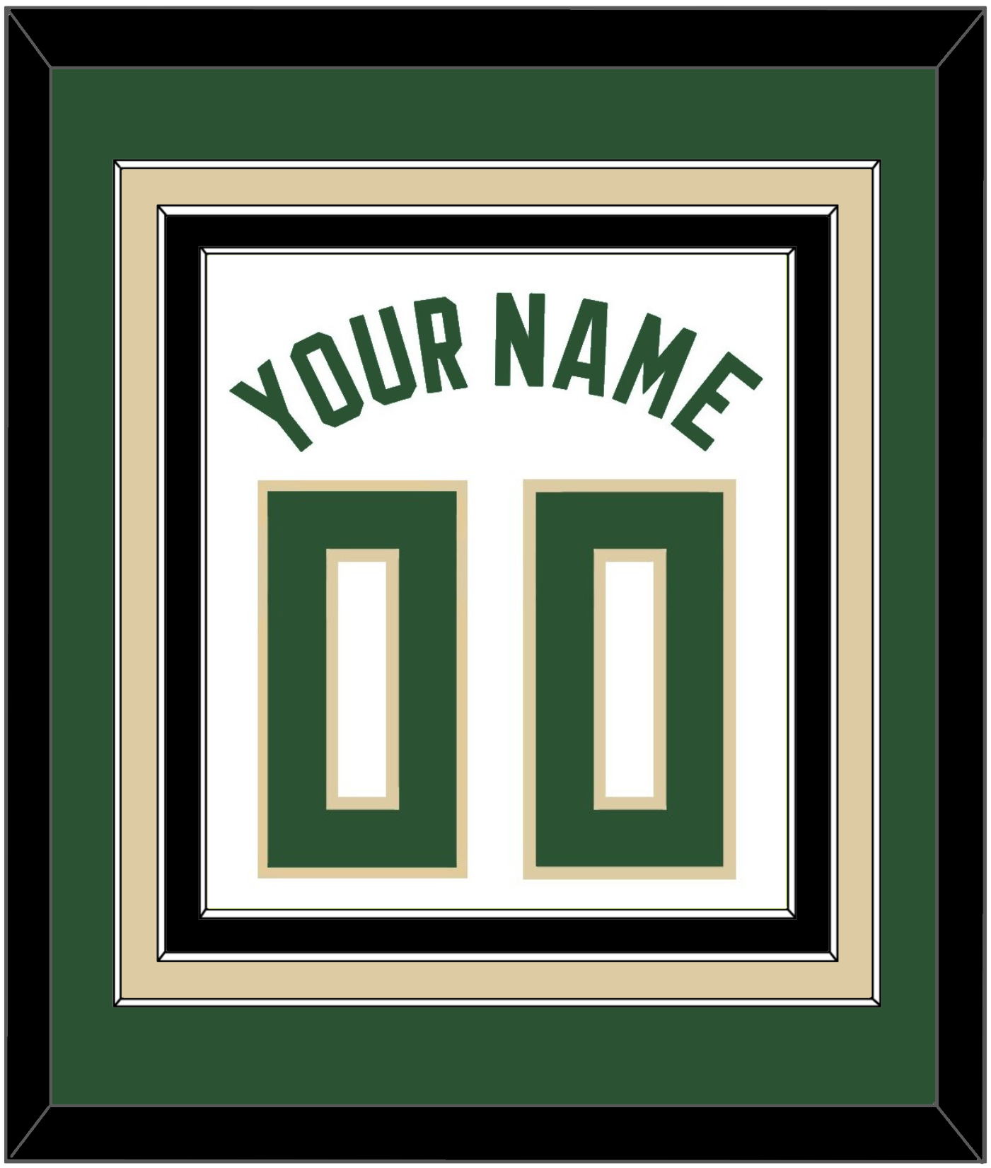 Milwaukee Name & Number - White Association - Premier Tier 2