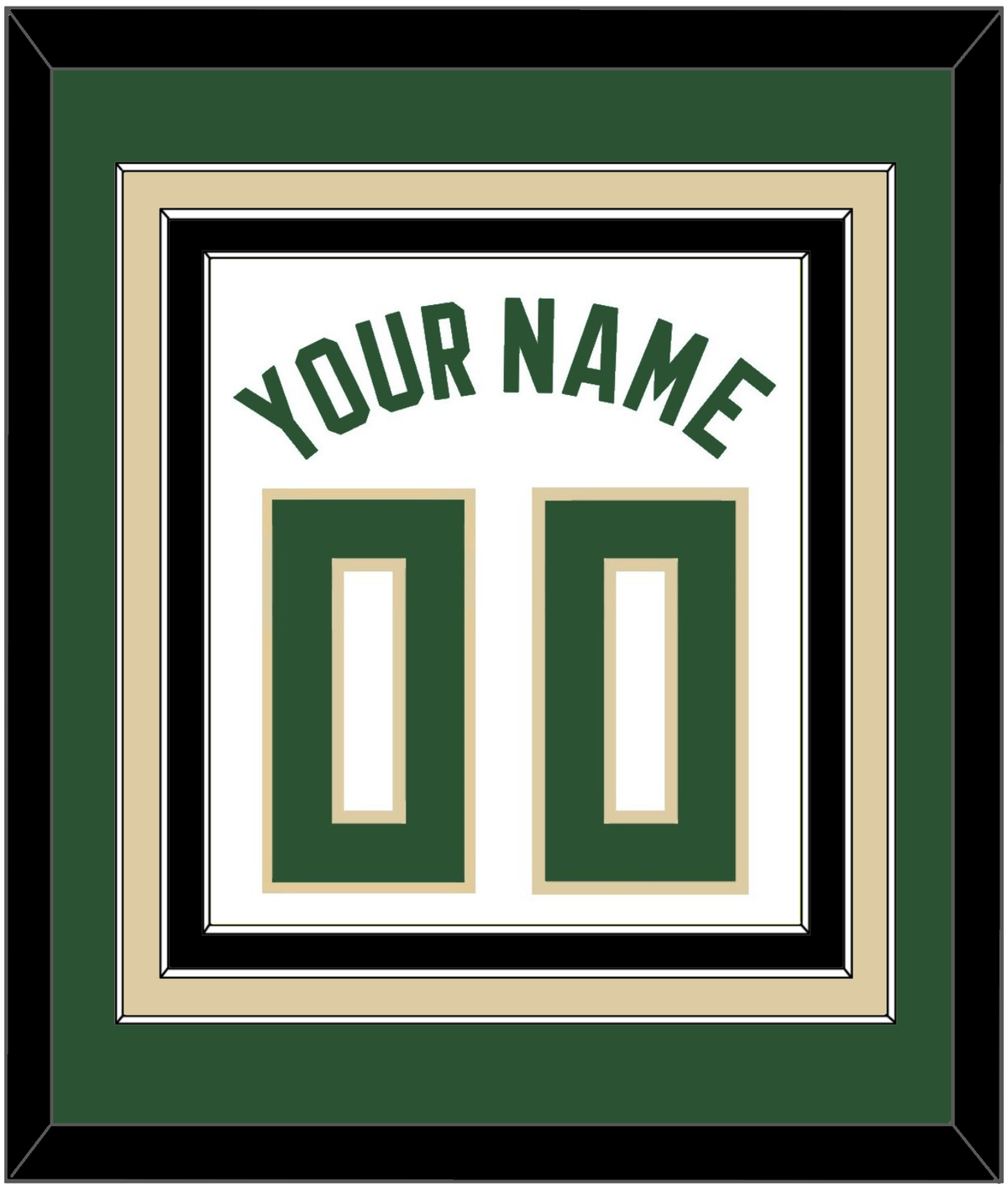 Milwaukee Name & Full-Size Number - Combined