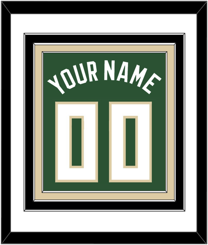 Milwaukee Name & Number - Green Icon - Premier Tier 1