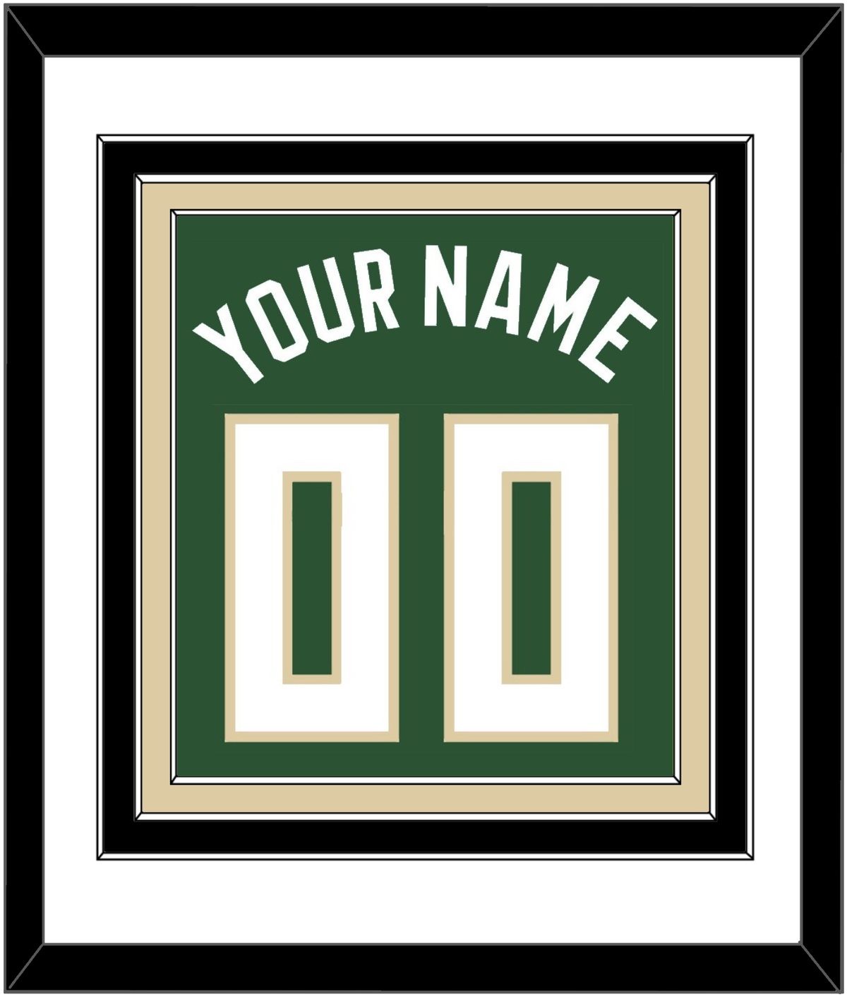 Milwaukee Name & Full-Size Number - Combined