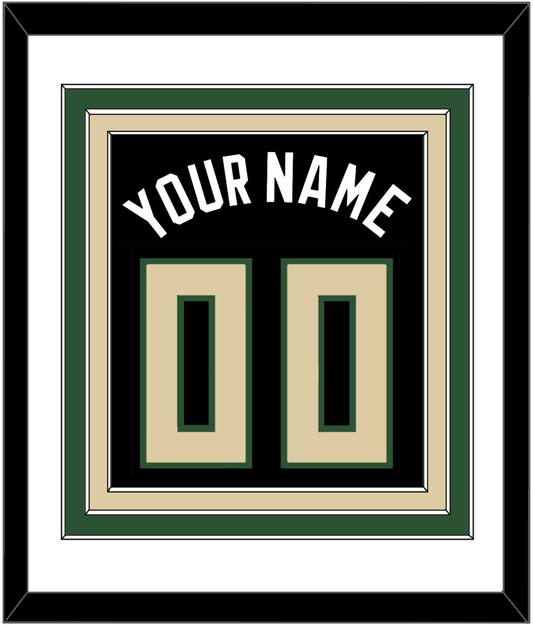 Milwaukee Name & Number - Black Statement - Premier Tier 1