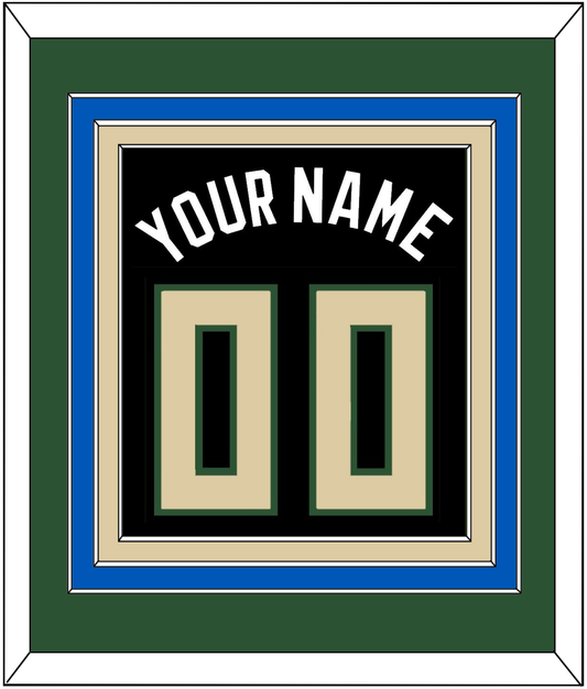 Milwaukee Name & Number - Black Statement - Premier Tier 2