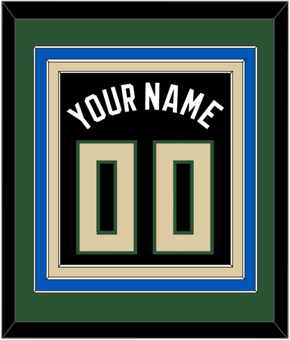 Milwaukee Name & Number - Black Statement - Premier Tier 2