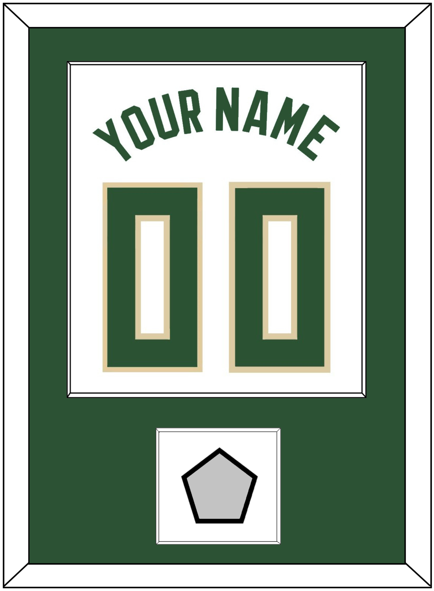 Milwaukee Name & Number With Finals Patch - White Association - Essential Tier 1
