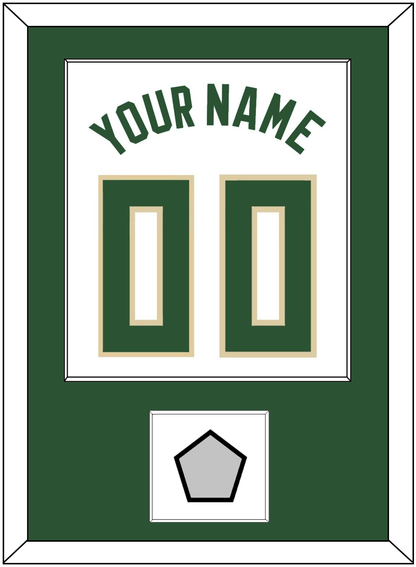Milwaukee Name & Number With Finals Patch - White Association - Essential Tier 1