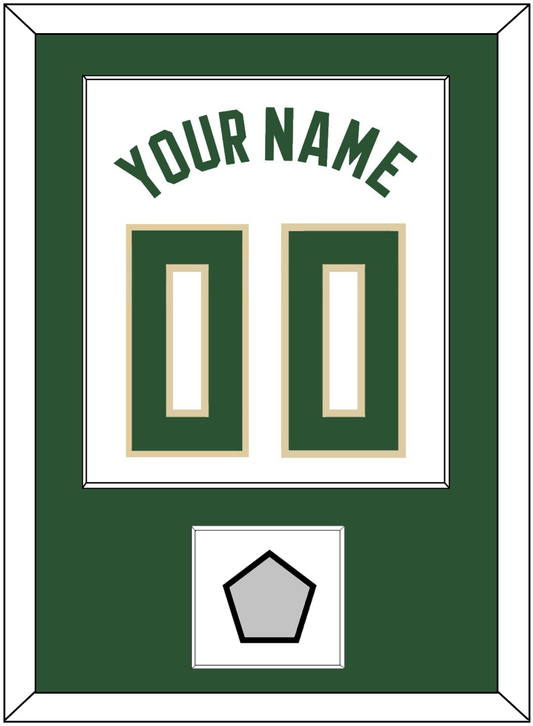 Milwaukee Name & Number With Finals Patch - White Association - Essential Tier 1