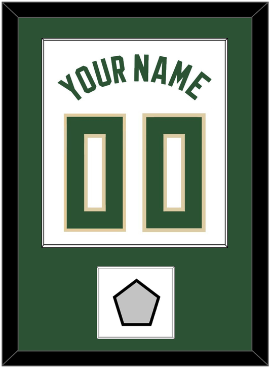 Milwaukee Name & Number With Finals Patch - White Association - Essential Tier 1