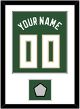 Milwaukee Name & Number With Champions Patch - Green Icon - Single Mat 1