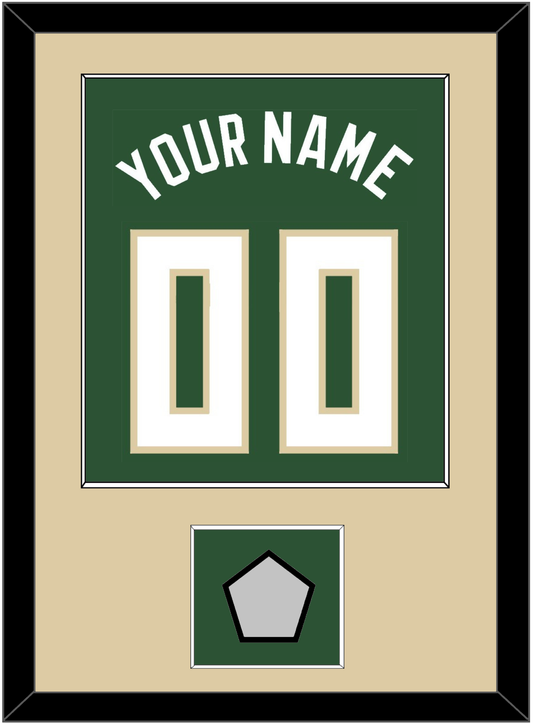 Milwaukee Name & Number With Finals Patch - Green Icon - Essential Tier 3