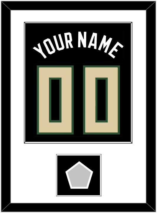 Milwaukee Name & Number With Finals Patch - Black Statement - Essential Tier 1