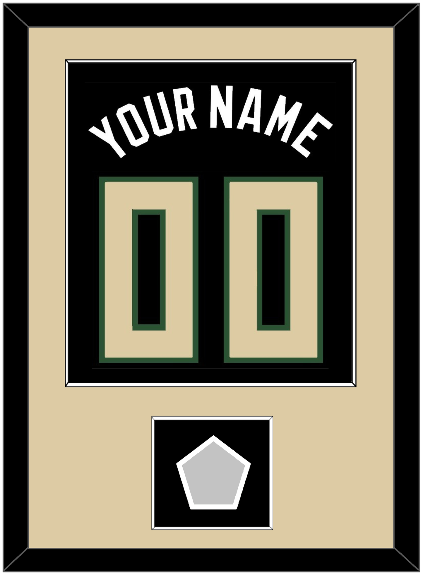 Milwaukee Name & Number With Champions Patch - Black Statement - Essential Tier 3
