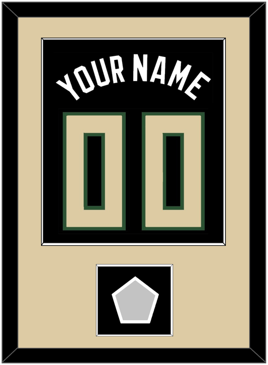 Milwaukee Name & Number With Champions Patch - Black Statement - Essential Tier 3