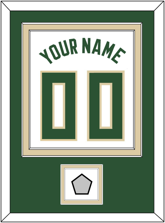 Milwaukee Name & Number With Champions Patch - White Association - Signature Tier 2