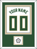 Milwaukee Name & Number With Champions Patch - White Association - Double Mat 2