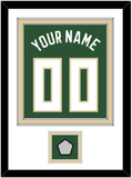 Milwaukee Name & Number With Champions Patch - Green Statement - Double Mat 1