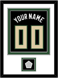Milwaukee Name & Number With Finals Patch - Black Statement - Double Mat 1