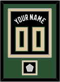 Milwaukee Name & Number With Finals Patch - Black Statement - Double Mat 2