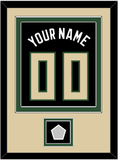 Milwaukee Name & Number With Finals Patch - Black Statement - Double Mat 3