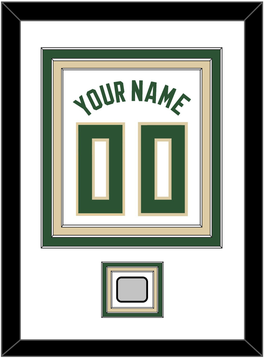 Milwaukee Name & Number With Finals Patch - White Association - Premier Tier 1