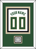 Milwaukee Name & Number With Champions Patch - White Association - Triple Mat 2