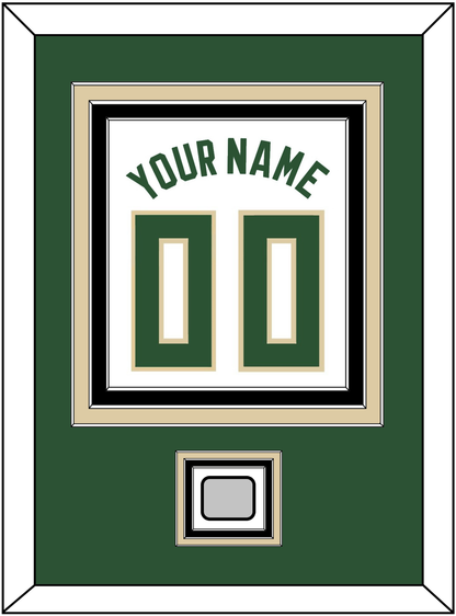 Milwaukee Name & Number With Finals Patch - White Association - Premier Tier 2