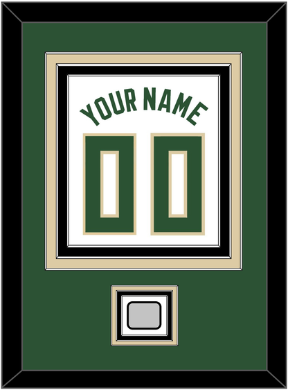 Milwaukee Name & Number With Champions Patch - White Association - Premier Tier 2