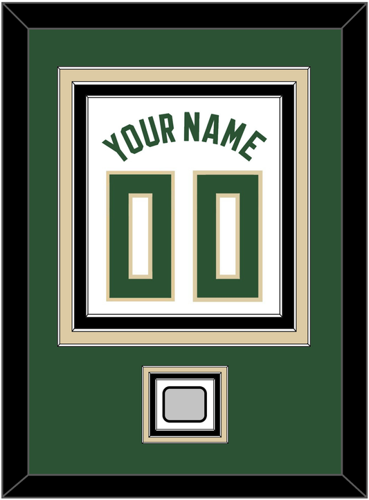 Milwaukee Name & Number With Champions Patch - White Association - Premier Tier 2
