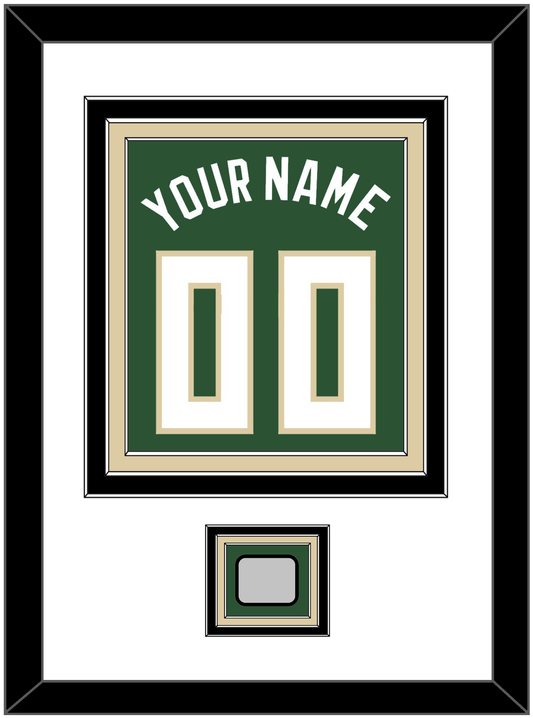 Milwaukee Name & Number With Finals Patch - Green Icon - Premier Tier 1