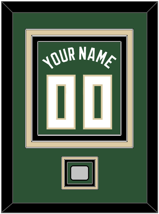 Milwaukee Name & Number With Finals Patch - Green Icon - Premier Tier 2