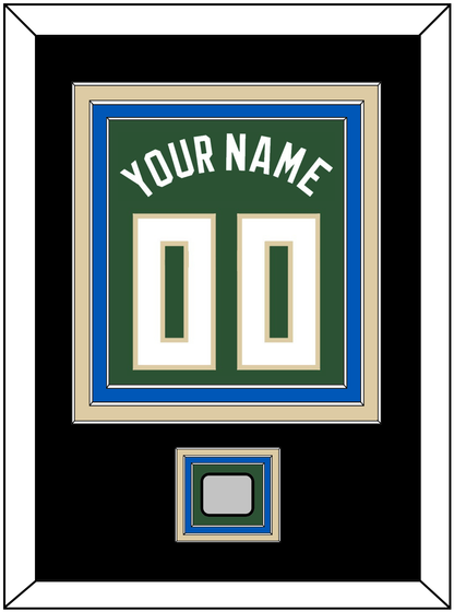 Milwaukee Name & Number With Finals Patch - Green Icon - Premier Tier 3
