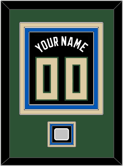 Milwaukee Name & Number With Finals Patch - Black Statement - Premier Tier 2