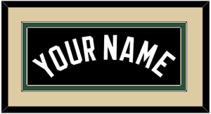 Milwaukee Name - Black Statement - Double Mat 2