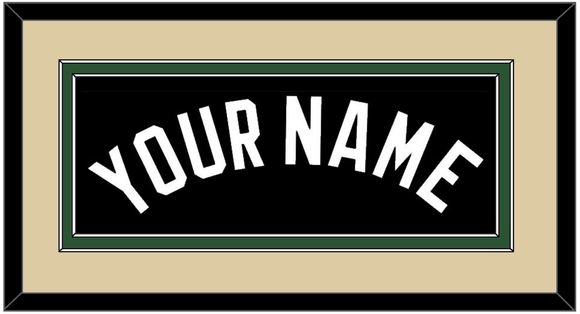 Milwaukee Name - Black Statement - Double Mat 2