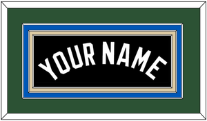 Milwaukee Name - Black Statement - Triple Mat 2