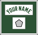 Milwaukee Name & Finals Patch - White Association - Single Mat 1