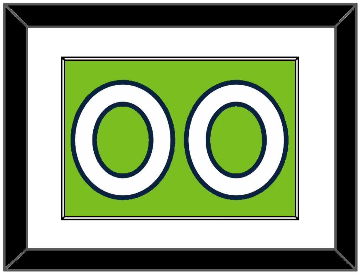 Minnesota Number - Neon Green Statement (2017-2022) - Essential Tier 1