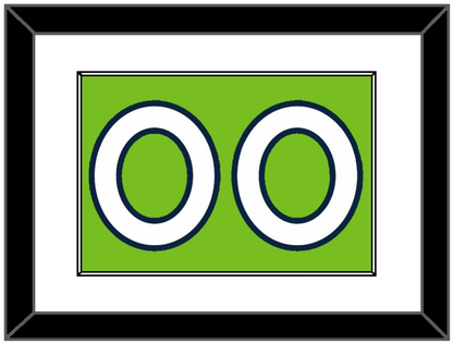 Minnesota Number - Neon Green Statement (2017-2022) - Essential Tier 1