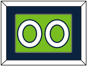 Minnesota Number - Neon Green Statement - Single Mat 2