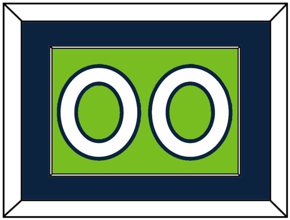 Minnesota Number - Neon Green Statement - Single Mat 2