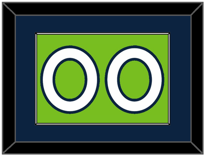 Minnesota Number - Neon Green Statement (2017-2022) - Essential Tier 2
