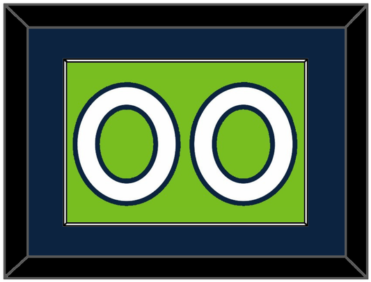 Minnesota Number - Neon Green Statement (2017-2022) - Essential Tier 2
