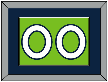 Minnesota Number - Neon Green Statement (2017-2022) - Essential Tier 2